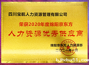 绵阳京东方人力资源优秀供应商